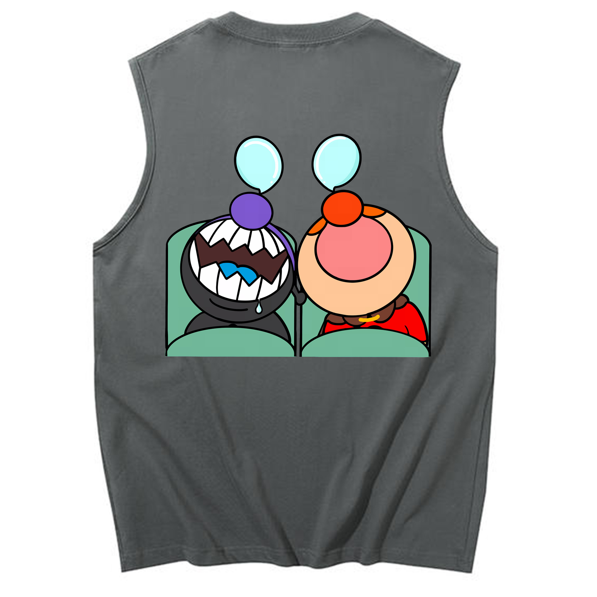 （画像用） アンパンマン Anpanman コットン100％タンクトップ（背面プリント）